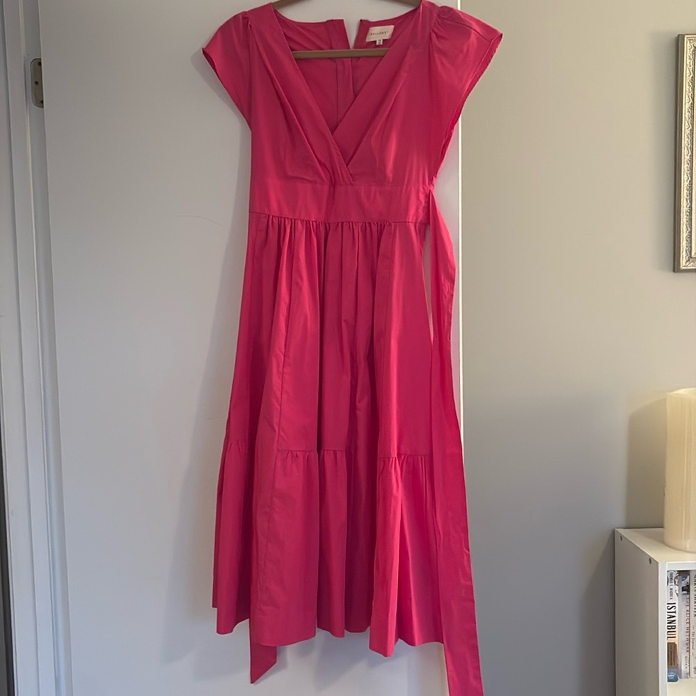 Perfect pink midi dress